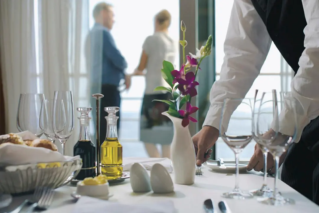 Personalized service on a luxury cruise